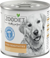 Zoodiet Корм диетический для собак Говядина чувствительное пищеварение 240 г,консервы