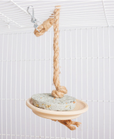 Чика Тарелочка с глиняным печеньем S для птиц и грызунов