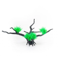 Коряга с растениями 34*10*18см DECOR 217