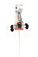 Дразнилка д/к "Норковый паук на веревке" 50см [07103] 60288-00