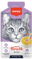 Wanpy Cat Пауч для кошек "Бульон" с уткой 50 г