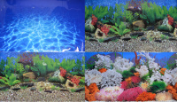 BARBUS Фон для аквариума двусторонний 50 см. 15м,