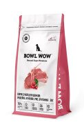 Акция 1+1 BOWL WOW сухой корм д/щенков средних пород собак с индейкой, ягненком, с рисом и добавлением брусники 2 кг