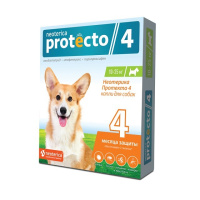 Protecto Капли против блох и клещей для собак, от 10 до 25 кг ПОШТУЧНО