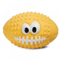 Триол Игрушка для собак из латекса "Мяч для регби", 100 мм.