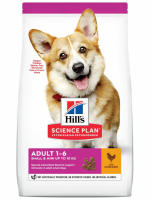 Hills Adult Small & Mini сухой корм для собак мелких и миниатюрных пород курица/рис (1,5 кг)