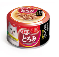 Inaba Ciao Toromi консервы для взрослых кошек с куриным филе, тунцом магуро и кацуобуси, в бульоне - 80 г