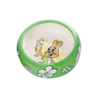 Triol СОЮЗМУЛЬТФИЛЬМ Миска для мелких животных керамическая "Заяц" (0.25 л)