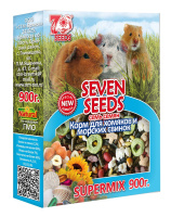 Seven Seeds Супермикс, Корм для хомяков и морских свинок, 900 г.