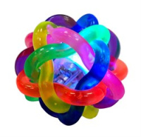 Petpark игрушка для кошек Мячик светящийся, пластик