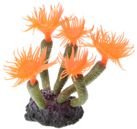 252 коралл красный силикон 5,5*5*8см Барбус