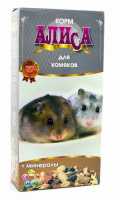 Зерно. Алиса Зерносмесь "Для хомяков + минералы" 450 гр