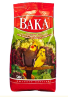 ВАКА - высокое качество Корм для волнистых и средних попугаев с минералами и овощами 500 г. [уценка]