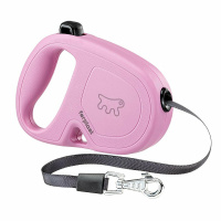 Рулетка FLIPPYONE S розовая,лента 4м 15кг