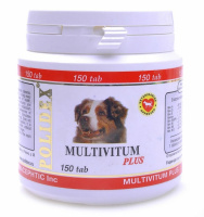 Полидекс МУЛЬТИВИТУМ ПЛЮС д/собак 150 таб.
