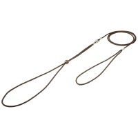 Ринговка круглая с бусинкой [темно-коричневая] Пет-лайн