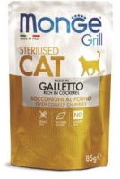 Monge Cat Monoprotein Pouch паучи для стерилизованных кошек курица 85г