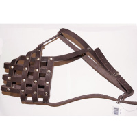 Осипов Намордник Кожа Лабрадор решетка арт.604к