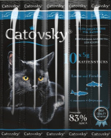 Котовски колбаски для кошки 100шт лосось/форель