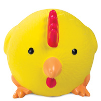 Триол Игрушка для собак из латекса "Цыпленок-мяч", 100 мм., Triol