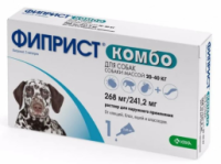 Кап.Фиприст Комбо от эктопаразитов [+личиночная стадия] для собак KRKA [уценка] (20-40 кг)