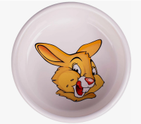 Миска Mr.Kranch для грызунов Кролик 200 мл белая [33004]