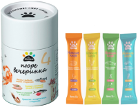 BIOHAUS Лакомство для кошек Пюре вечеринка Микс ПОШТУЧНО