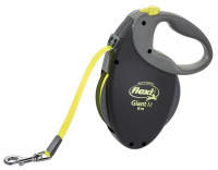 Рулетка Флекси Giant Neon М [до 25 кг] светоотражающий ремень 8 м