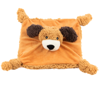 AROMADOG Rescue Игрушка для собак Собачка-плед 30 см с пищалкой, рыжая