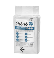 Пеленки Pet-it впитывающие с суперабсорбентом [SAP] и угловыми стикерами, белые, [45х60 10 шт.]