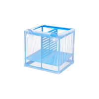 Отсадник сетчатый Naribo MBS-02 для аквариумных рыб, с перегородкой, 16,5x15x15см