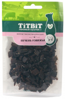 Титбит 019375 Печень говяжья д/кошек Вяленые лакомства 40г