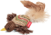 Игрушка для кошек Птичка с перьями 12см, серия CATCH & SCRATCH