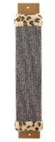 Когтеточка из ковролина №2 с оторочкой из меха, 110*30*570мм, Gamma