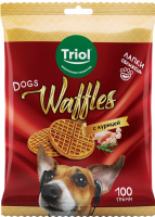 Лакомство для собак "Вафли", 100г, серия FUN FOOD, Triol