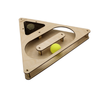 GoSi Игровой трек для кошек "Треугольник АНТАРЕС" с шариком и когтеточкой