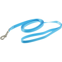 Поводок с карабином лента 10 мм*1,5 м [голубой] 73-0924