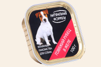 Натуральная формула для собак 100 г Рубец говяжий в желе ламистер