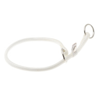 Ошейник-удавка СО СТОПОРОМ с 2-я кольцами круглый 6мм*30см (Золото)