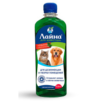 Россия ЛАЙНА средство для дезинфекции, уборки помещений и устранения запахов и меток животных (0,5)