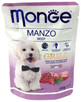 Monge Dog Grill Pouch паучи для собак говядина, 100 г.