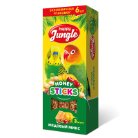 Happy Jungle Палочки для птиц медовый микс 6 шт [уценка]