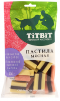 Титбит Пастила мясная с бараниной клюквой и медом Лакомство для собак 130г [уценка]