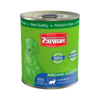 Четвероногий Гурман консервы для щенков 340гр с кроликом