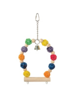 Игрушка для птиц "Качели с шариками" Триол