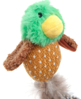 Pet-it игрушка для кошек мягкая птичка Фазанчик, с мятой, 9.5x24 см