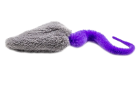 GoSi Дразнилка для Кошек ВАЛЕРИАНА "Звенящая Мышка-MAXI" велсофт с хвостом-байло