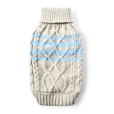 Pet-it свитер для собак светло-бежевый в полоску (размер M, 30 см)