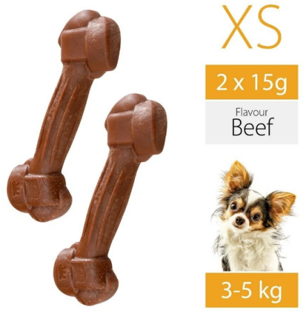 Игрушка-кость GoodBite XS,15g x2 Ферпласт (говядина)