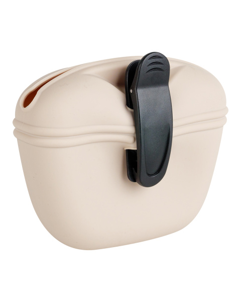 Сумочка для лакомств силиконовая большая New STEFAN, бежевый, WF50703 (беж - L)